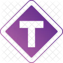 T intersección  Icono