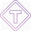 T intersección  Icono