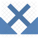 Intersect Arrow  Icon