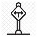 Intersection Sign Icon