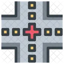 Intersection Road Direction Icon