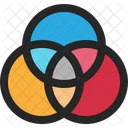 Intersection Circle Color Icon