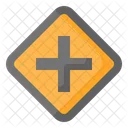 Intersection Crossroad Junction Icon