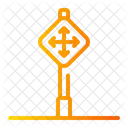 Intersection Regulation Crossroad Icon