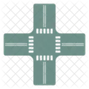 Intersection Road Car Icon