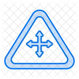 Intersection sign  Icon
