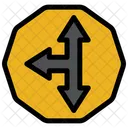 Intersection Sign  Icon