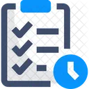 Intervalo Regular Lista De Verificacion Lista De Tareas Icono