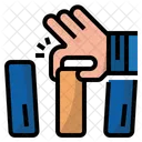 Intervention Marktwirtschaft Eingriff Symbol