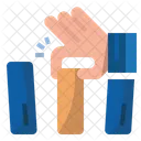 Intervention Marktwirtschaft Eingriff Symbol