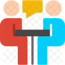 Interview Conversation Discussion Icon