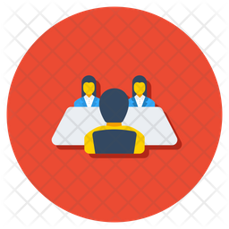 Interview Icon Of Flat Style Available In Svg Png Eps Ai Icon Fonts