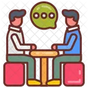 Interview Meeting Consultation Icon