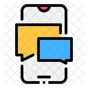 Interview Chat Smartphone Icon