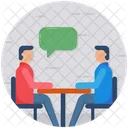 Meeting Interview Recruitment Icon