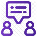 Interview User Communication Icon