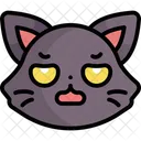 Gato Gatito Emoji Icono