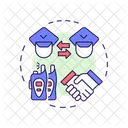 Intra Service Cooperation Collaboration Icon