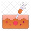 Intravenosa Seringa Vacina Ícone