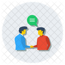 Introduction Icon - Download in Flat Style