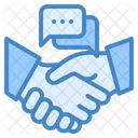 Introduction Greeting Partnership Icon