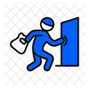 Intruder Break In Theft Icon