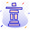 Inukshuk Kanada Berg Symbol