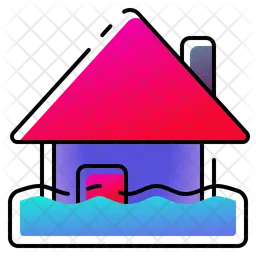 Inundación  Icono