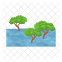 Inundación  Icono