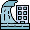 Inundaciones Tsunami Inundadas Icono