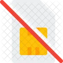Invalid Sim Card Icon