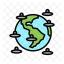 Invasion Planet Space Icon