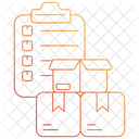 Inventaire Entrepot Colis Icône