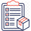 Inventar Zwischenablage Box Symbol