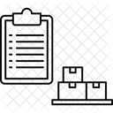 Inventar Lagerbestand Lagerhaus Symbol