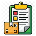 Inventory Checklist Verified List Icon