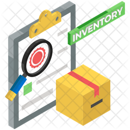 Inventory Icon Download in Isometric Style Inventory Icon Download in Isometric Style