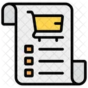 Inventory List Shopping List Task List Icon