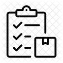 Inventory List Stock Management Icon