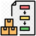 Inventory Management Tracking Production Icon