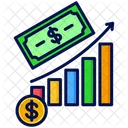 Inversion Progreso Plan Financiero Icono