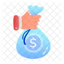 Inversion Bolsa De Dinero Riqueza Icon