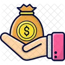 Ingresos Ingresos Pasivos Salario Icono