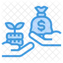 Inversión de dinero  Icono
