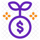 Inversion De Dinero Icono