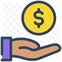 Inversión de dinero  Icono