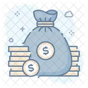 Saco De Dinero Inversion De Dinero Dinero Icono
