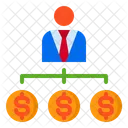 Inversion Dinero Negocios Icono