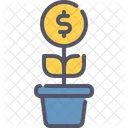 Inversion De Dinero Invertir Inversion Icono