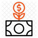 Inversion De Dinero Inversion Crecimiento Icono